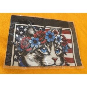 cat bandana scarf wall flag cats for Kamala
